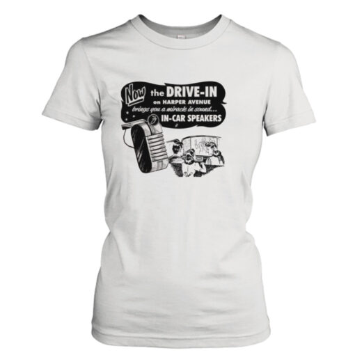 Vintage Drive In Movie Speaker Ad  T-Shirt Hoodies
