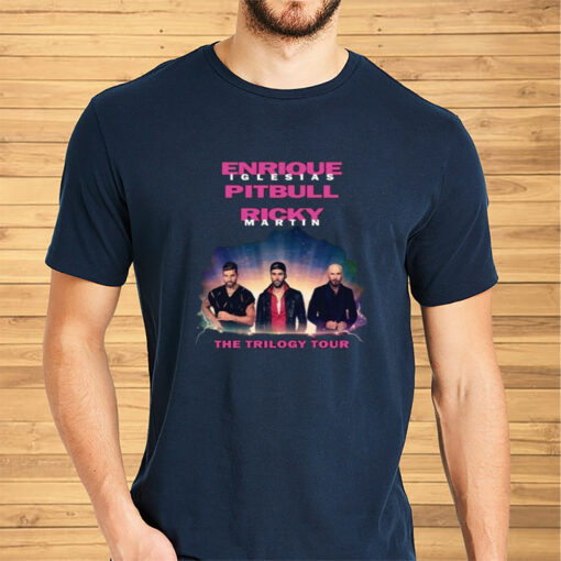 Enrique Iglesias Pitbull Ricky Martin The Trilogy Tour 2023 Shirt