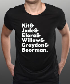 Kit & Jade & Elora & Willow & Graydon & Boorman T-Shirts