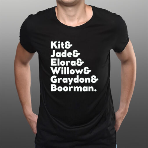 Kit & Jade & Elora & Willow & Graydon & Boorman T-Shirts