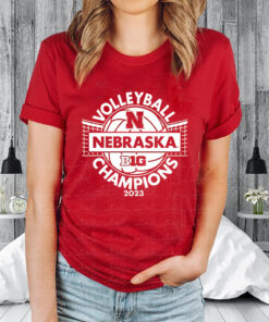 Nebraska Huskers 2023 Big Ten Women’s Volleyball Regular Season Champions Locker Room Shirt