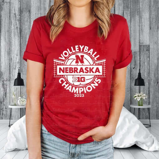 Nebraska Huskers 2023 Big Ten Women’s Volleyball Regular Season Champions Locker Room Shirt