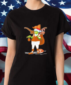 Santa Grinch Texas Longhorns Gift Christmas Shirt