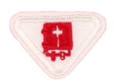 Pad-Label für Zentrallager, Aufnäher, Lagerverwaltung, Logistik, Qualitätskontrolle, Serviceteam.