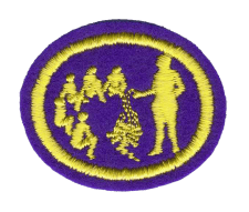 Kinderschulaustritt, Schulabschluss, kreative Stickerei, Abzeichen, Schulmotivauszeichnung, Zentrallager advent-verlag.de.