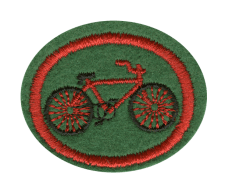 Radsport-Design Teppich, Fahrrad-Motiv, kreisförmiger Fußmatten-Teppich, dekorativ, geeignet für Hobbyraum oder Fahrradladen, farbenfroh und langlebig.