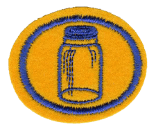 Blumensteppich mit Kamera-Symbol, Zentrallager, Lagerverwaltung, Aufbewahrung, Logistik, textile Sticker, Lager-Icon, dekoratives Element, Logistikzentrum, Lagerplatz.