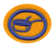 Zentrallager-Abzeichen mit Stickerei, logistische Unterstützung, Lagerverwaltungs-Logo, geprägtes Patch-Design, Symbol für effiziente Lagerlogistik und zentralen Versand.