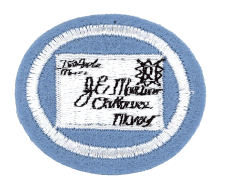 Zentrallager Abzeichen mit Aufdruck, symbolisiert Lagerlogistik und Lagerverwaltung in Deutschland.