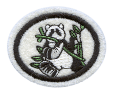 Patch mit Waschbär-Design, ideal für Outdoor- und Freizeitkleidung, hochwertiges Stickerei-Design, langlebig und vielseitig, perfektes Geschenk für Tierliebhaber und Fans von Naturmotiven.