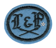 Zentrallager, Textilmarke, Teppich, Logo, Firmenidentität, Organisation, Unternehmenslogo, blaue Faltteppichmitte, Geschäftsrücken, Bezug, textile Marke.