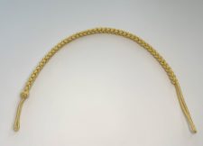 Goldenes Stickerei-Kopfband, Dekorationsaccessoire, festliche Kleidung, Hochzeitszubehör, traditionelles Handwerksstück.