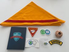 Pfadfinder Zubehör, Zentrallager, Verleih, Abzeichen, Mitgliedsbuch, Geschenkideen, Outdoor-Ausrüstung, Pfadfinderabzeichen, Scout Zubehör, Erkennungsdetails.