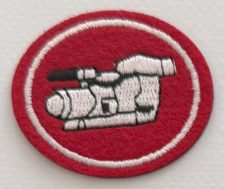 Hochwertiges Stickpatch mit Zentrallager-Logo, ideal für Uniformen, Kleidung oder Ausrüstung, zeigt professionelle Logistik- und Lagerverwaltung. Perfekt für Unternehmen im Bereich Lagerhaltung und Versorgung.