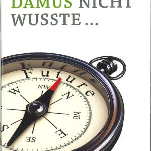 Kompass mit Einstellung Future und Nostrademus auf Zentrallager-Broschüre.