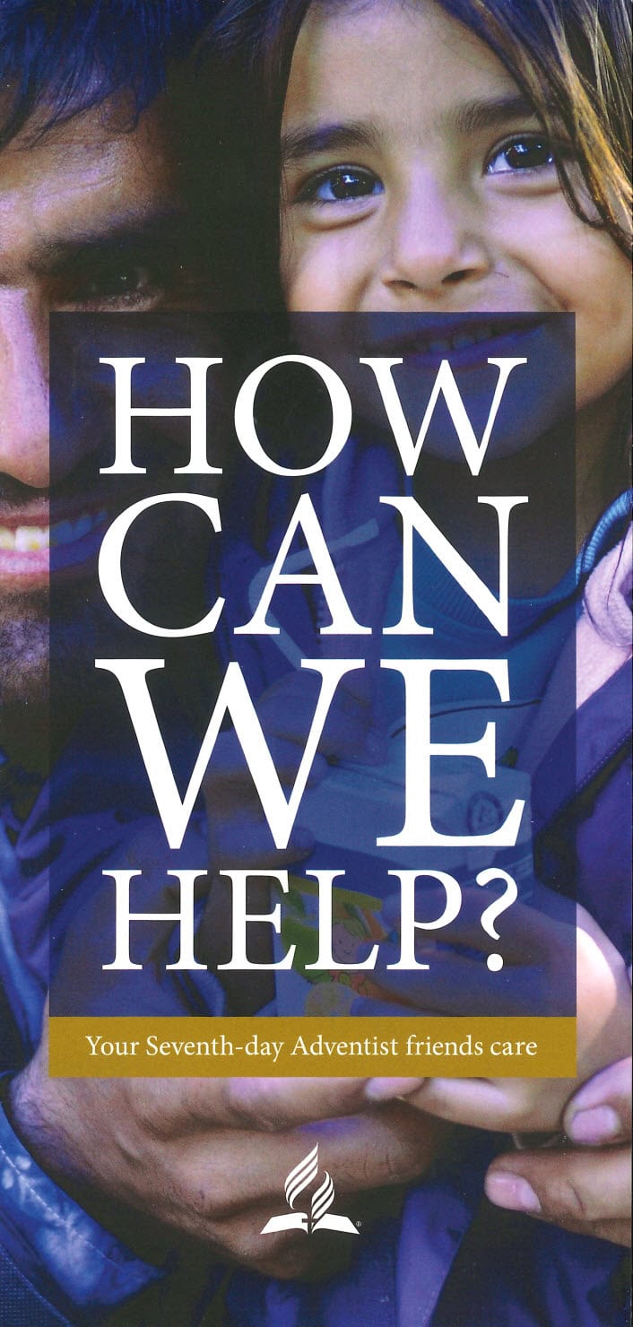 Flyer für Flüchtlinge Englisch