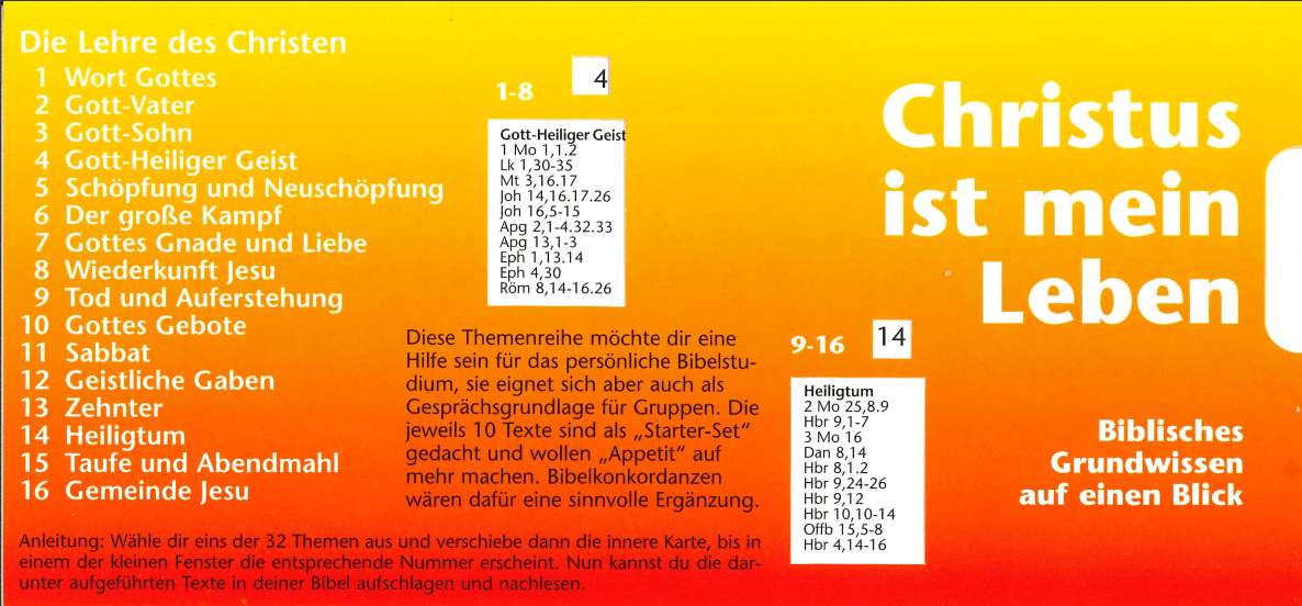 Bibelstunden-Textschieber