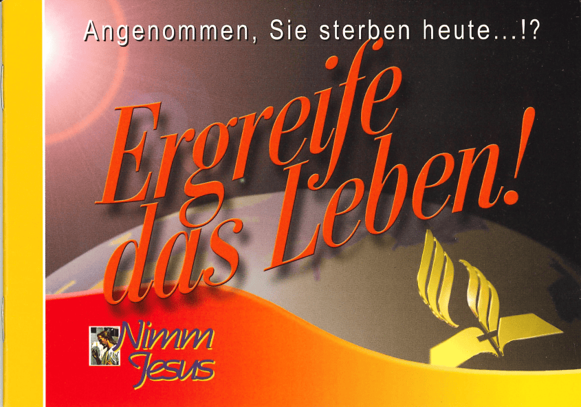 Heft Ergreife das Leben