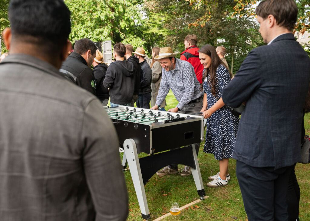 SPIE Sommerfest Gutshof Rethmar – Kicker Tisch