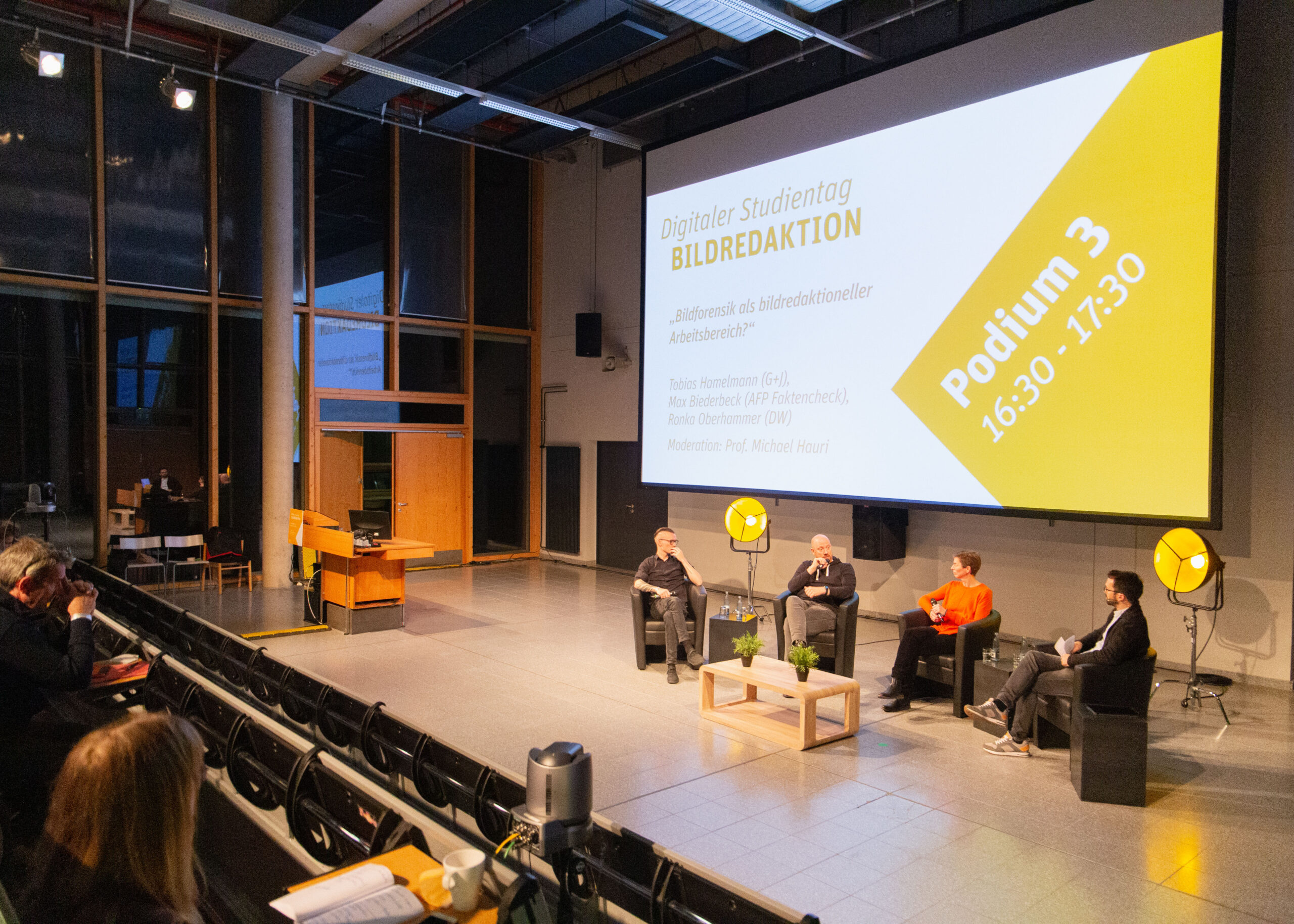 Studientag Hochschule Hannover – Visual Journalism – Hörsaal