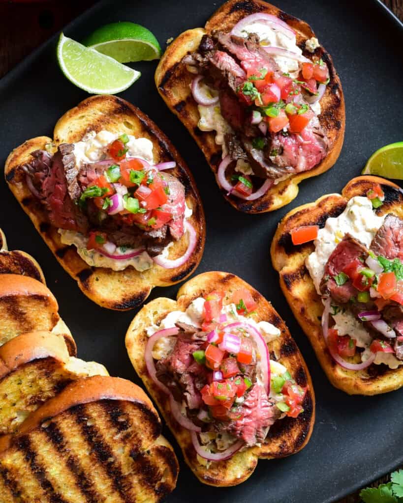 Assemble the Open Face Sandwiches.
