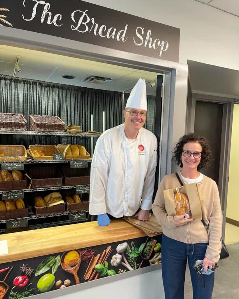 Picked up a loaf of bread at the Grab & Go.