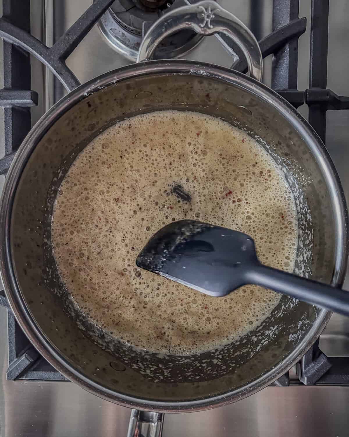 Add the Marsala wine and cook for 1 minute, stir to combine.