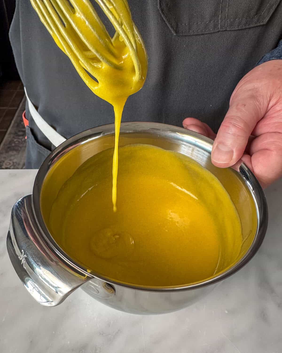 Whisk until smooth, then let cool to room temperature.
