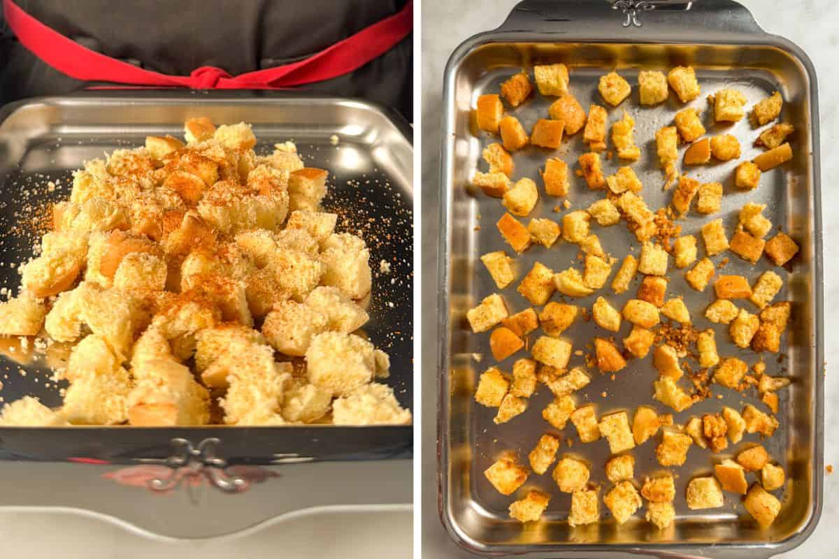Make the brioche crumbs.