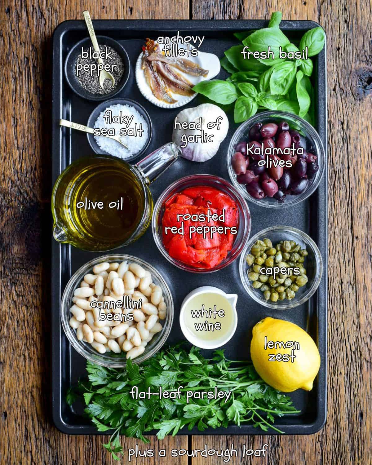 Ingredients for Charcoal-Grilled PEI Lobster with Warm Garlic Oil.
