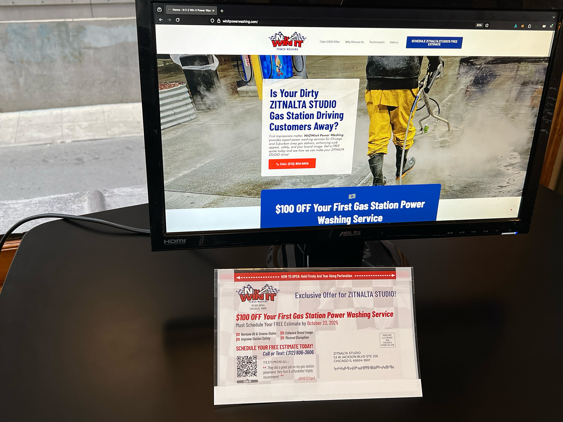 ZITNALTA Studio Personalized Direct Mail Postcards Landing Pages PURLs