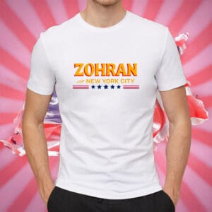 2025 NYC Mayoral Campaign Patriotic Tee, Zohran for New York City T-Shirt