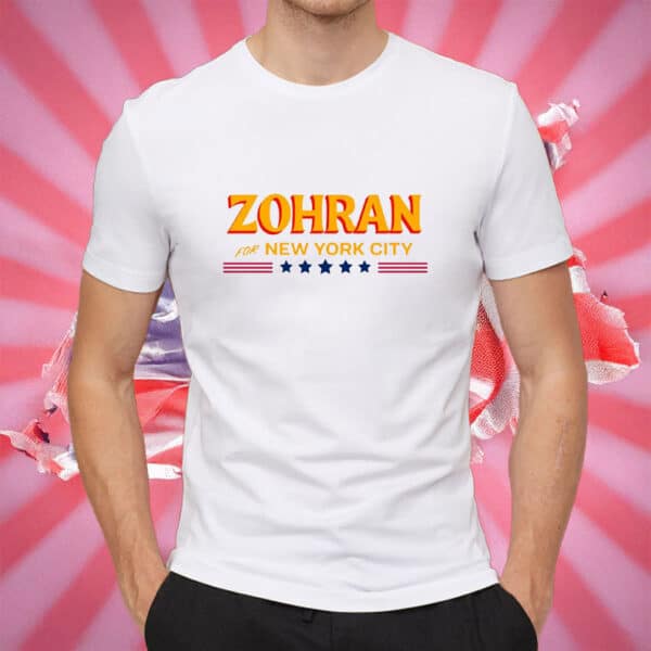 2025 NYC Mayoral Campaign Patriotic Tee, Zohran for New York City T-Shirt