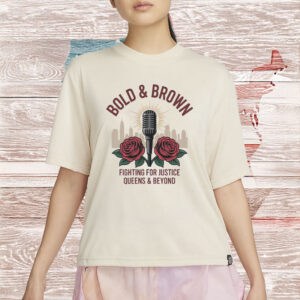 Bold & Brown Fighting for Justice Shirt – Comfort Colors Zohran Mamdani Tee, Vote Zohran NYC Campaign Shirt