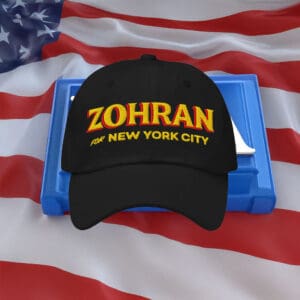 Campaign Cap - Vote Zohran NYC, Zohran for New York City Embroidered Hat