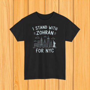 Cool Trendy Progressive Vote Tee, Zohran Mamdani for NYC Mayor T-Shirt