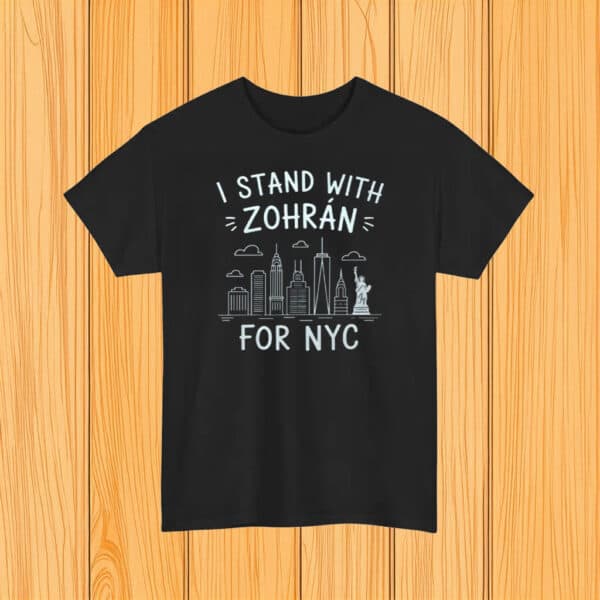 Cool Trendy Progressive Vote Tee, Zohran Mamdani for NYC Mayor T-Shirt