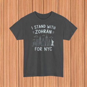 Cool Trendy Progressive Vote Tee, Zohran Mamdani for NYC Mayor T-Shirt
