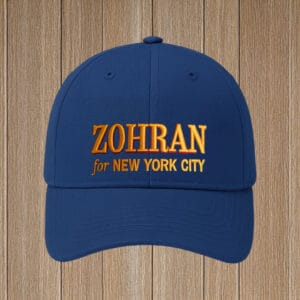 Embroidered Mayor Mamdani 2025 Campaign Cap-Zohran for New York City Hat