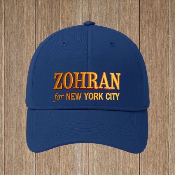 Embroidered Mayor Mamdani 2025 Campaign Cap-Zohran for New York City Hat