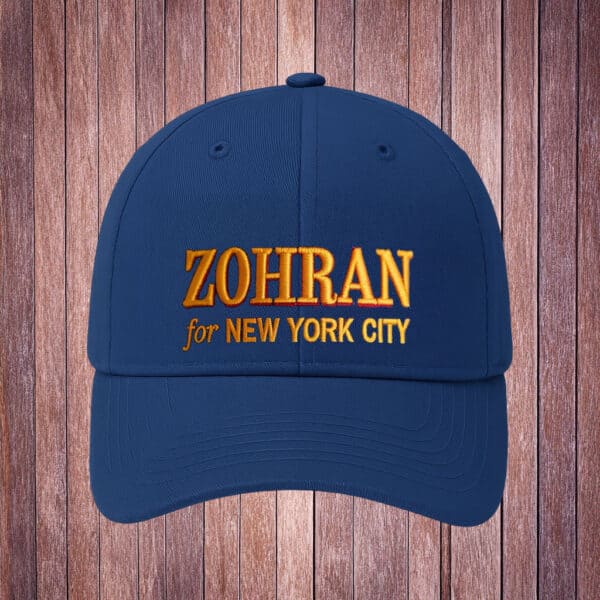 Embroidered Mayor Mamdani 2025 Campaign Cap-Zohran for New York City Hat