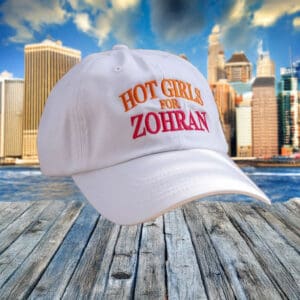 Embroidered Political Cap for NYC 2025-Hot Girls for Zohran Hat
