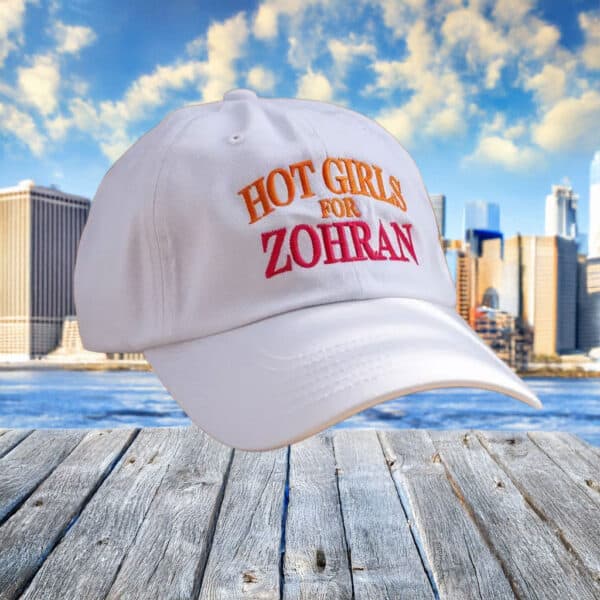 Embroidered Political Cap for NYC 2025-Hot Girls for Zohran Hat