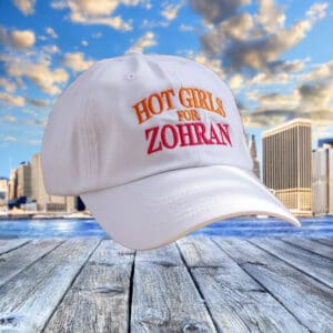Embroidered Political Cap for NYC 2025-Hot Girls for Zohran Hat