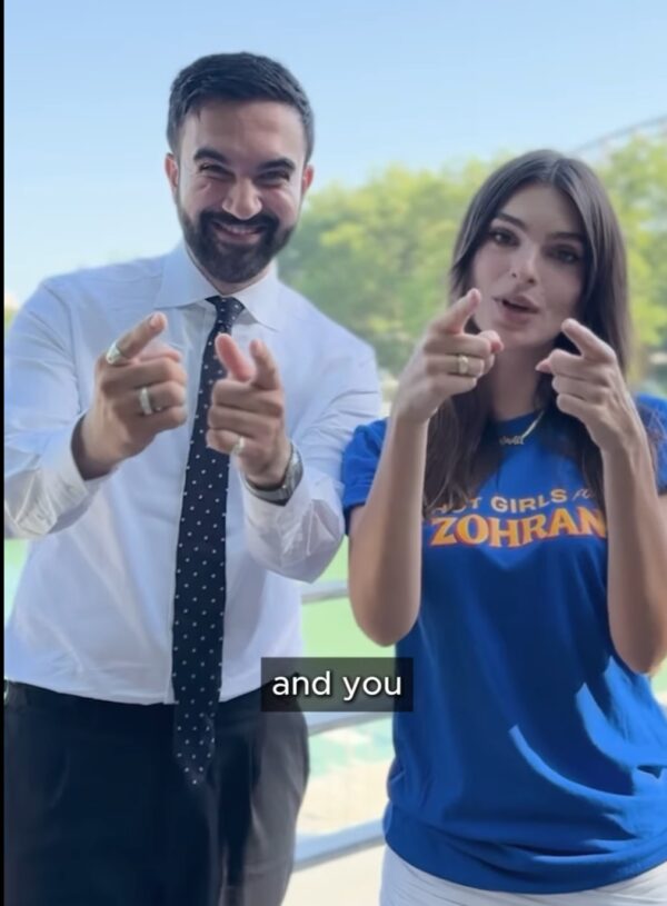 Emily Ratajkowski Hot Girls for Zohran T-Shirt