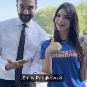 Emily Ratajkowski Hot Girls for Zohran T-Shirt
