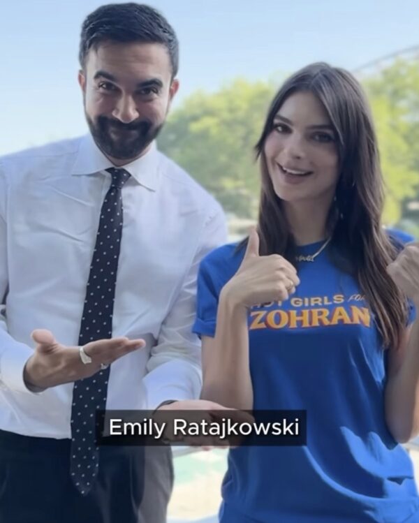 Emily Ratajkowski Hot Girls for Zohran T-Shirt