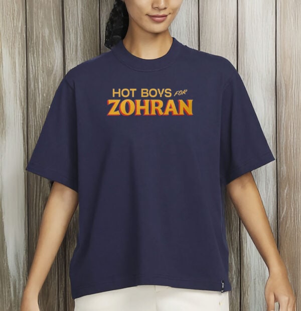 Hot Boys for Zohran Shirt-Pro Zohran Mamdani 2025 Campaign Shirt