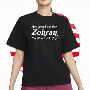 Hot Girls Vote For Zohran Unisex Shirt - Vintage Style Political Tee - Retro Fan Shirt