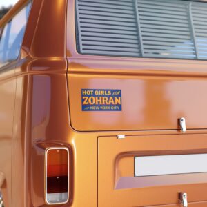 Hot Girls for Zohran For New York City Bumper Stickers